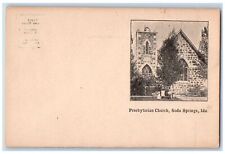 c1905's Presbyterian Church Building Tower Kids Soda Springs Idaho ID Postcard picture
