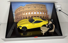 Rodo Padilla Yellow Ferrari and Sheriff Figure Ceramic Sculpture # 42 of 47 RARE picture