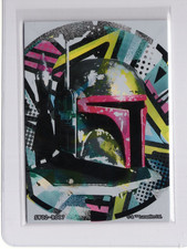 2023 Card Fun Star Wars Global Art Series Boba Fett #SW02-R017 Foil Art picture