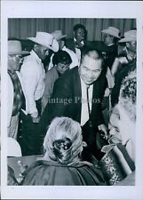 1966 Navajo Indian Tribal Powow Conference Native Americans Event 5X7 Photo picture