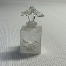 Vintage I. W. RICE & Co. Empty Refillable Perfume Bottle Floral picture