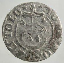 1624 Poland 1/24 Taler Sigmund III 3 Krenzer Silver Coin | Collectable Grade picture