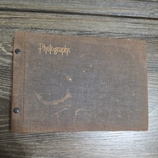 Antique Early 1900s Snapshot Photo Album Family Photos picture