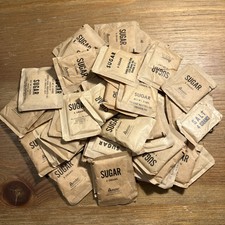 Vietnam War Era Sugar Packets from A C-Ration MCI Military Ration 1 Pack Per picture