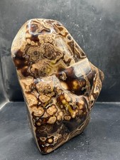 4.9kg Natural Stone Chocolate Calcite Freeform Polished Crystal Mineral  picture