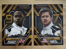 F1 Brad Pitt Sonny Hayes & Joshua Pearce Cuyler Smith Trading Cards /100 picture
