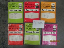 6 Sams Photofact 1979 CB Radio Series Manuals picture
