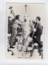 Pattreiouex Winter Scenes 1937 #07 Building a snowman in the Australian Alps picture