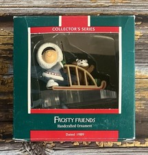 1989 Hallmark Keepsake Ornament Frosty Friends 10th In The Series QX457-2 picture