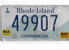 RHODE ISLAND 2016 license plate 