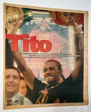 Newspaper El Nuevo Dia de Puerto Rico 10/1/1999 Felix Trinidad Vs. De La Hoya picture