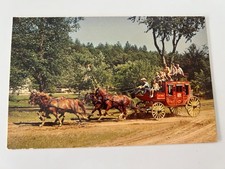 Stagecoach Ride at Ft. Dells Wisconsin Dells Wisconsin Postcard picture
