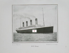RMS Olympic, Reprint from an old Litho, by FGO Stuart Vintage 1911 picture