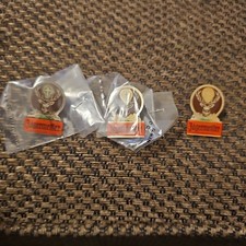 3 Vtg Jägermeister Stag Logo Pin – German Liquor Promotional Jagermeister 2 New picture