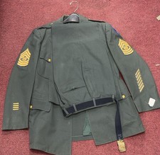 Vietnam dress green command sergeant major coat and pants (463mg) picture