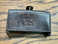 Vintage US Army Indian Wars  Rifle Cartridge Belt / Ammo Box 45-70 Trapdoor picture