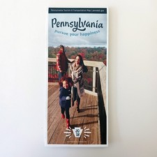 2018 Pennsylvania Tourism & Transportation Map picture
