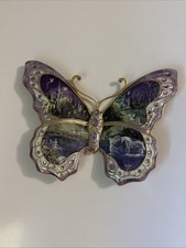 Porcelain Butterfly Shades of Purple  -Enchanted Journey Jewels Of Fantasy  2005 picture