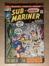 Sub Mariner 53 Marvel 1972 VG/FN picture