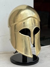 Greek Corinthian Helmet Spartan Armor Replica Ancient Warrior Bronze Helmet Rena picture