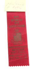  172nd Field Artillery Anniversary Ribbon State-1961 Armory Manchester NH picture