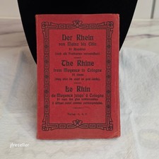 Antique The Rhine from Mayence to Cologne 20 Postcard Views Booklet Verlag GGF picture