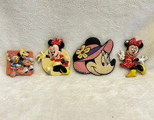 Rare Vintage Disney Minnie Mouse Magnets Lot of 4 picture