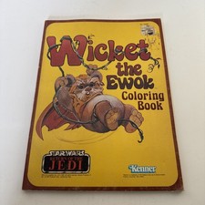 Vintage 1983/1984 Wicket The Ewok Coloring Book Never Used picture