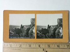 Hyeres France Castle Ramparts Stereoview S.I.P. c1900 Fortifications picture