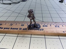  lead free pewter frog golfer figurine C3034 picture