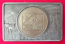 1977 National Scout Jamboree Belt Buckle [X-2183] picture