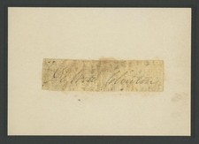 DeWITT CLINTON (1769-1828) autograph cut | Governor - New York signed picture