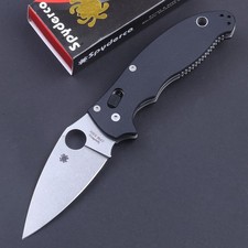 Manix Black G10 Handle Outdoor Folding Blade Pocket Knife C101 Axis lock Knives picture
