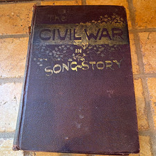 RARE 1889 Civil War in Song & Story Frank Moore - UNION OFFICER C.C. HOLMES COPY picture