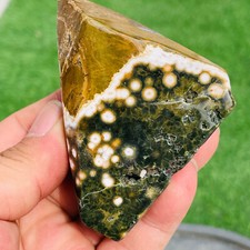 156g Rare Natural Orbicular Ocean Jasper Crystal Rough Healing picture