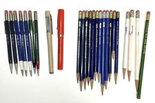 Vintage Citgo Cities Services Durolite Mechanical & Wooden Pencil Pen Lot of 25 picture