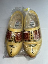 NEW Dutch Wooden Clogs Authentic WETT VV GED Holland,  Carved picture