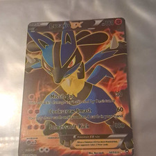 Lucario EX 107/111 Furious Fists Full Art Holo Ultra Rare Pokémon TCG (2014) picture