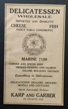 1923 Atlantic Hebrew Provision Co. Advertisement Atlantic City, NJ picture