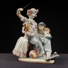RARE LLADRO CLOWN FIGURINE  THE MAGIC OF LAUGHTER #5771 RETIRED picture
