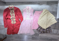 Wholesale Lot of 60s/70s True Vintage Mini Dresses, Flared Pants, & Skirt FLAWED picture