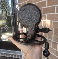 WORKING antique CAST IRON Clamp Apple Peeler Parer Slicer READING HARDWARE, PA picture