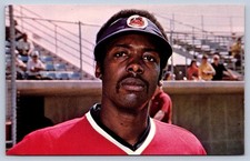 K63/ Cleveland Indians Ohio Postcard c1970s Baseball Player George Hendrick 77 picture