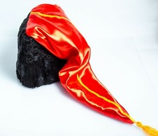 PAPAKHA Bashlyk Red Military Sheepskin FUR Hat Kubanka Cossack Copy size XXL picture
