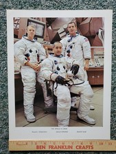 Apollo 9 Crew Jim McDivitt Rusty Sweickart D Scott Vintage 1965 NASA picture