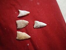 Lot Of 4 Authentic Arrowhead Bird Point Artifacts Texas picture