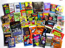 VINTAGE SEALED CARD PACKS LOT-41 DIFFERENT-ALL PICTURED IN PHOTO-TRON-BATMAN++++ picture