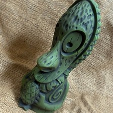 Kapu Bar Green Vanuatu Drum Tiki Mug Big Toe Tiki Farm Sonoma California picture