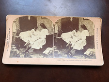 Stereoview - Real Photo - Baby w/ Parents