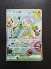 Mew ex 158/128 - 30th Celebration - Futuristic Rare Pokemon SIR Holo FUR NM picture